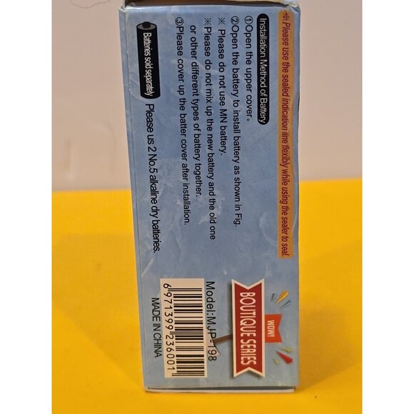 2pcs Mini Portable Handy Plastic Bag Sealer Sealing Machine Household Two Pack - Picture 3 of 3